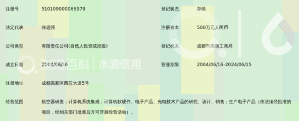 四川航越航空科技有限责任公司